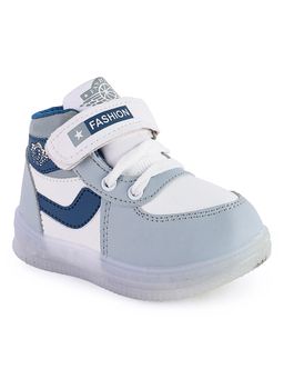 Hopscotch - White Star Street Mid-Top Sneakers