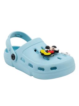 Hopscotch - Blue Mickey Mouse Applique Clogs