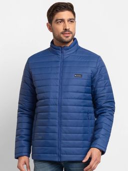 Spykar - True Blue Nylon Full Sleeve Casual Jacket for Men