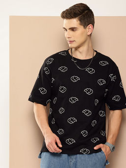 Difference of Opinion - Men's Printed Oversized T-Shirt