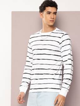 DILLINGER - Mens Long Sleeve Regular T-shirt - White