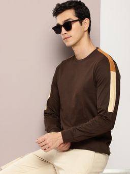 DILLINGER - Mens Long Sleeve Regular T-shirt - Brown