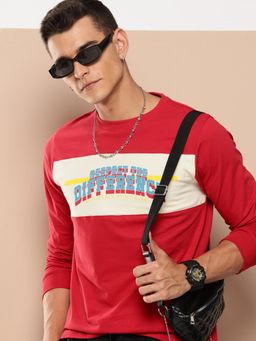 Difference of Opinion - Mens Long Sleeve Regular T-shirt - Red