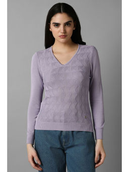 Allen Solly - Women Purple Solid Casual Top