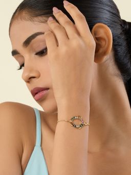 Isharya - Multi-Color Koorma Bolo Bracelet