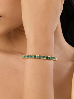 Isharya - Celestia Green Bangle Bracelet