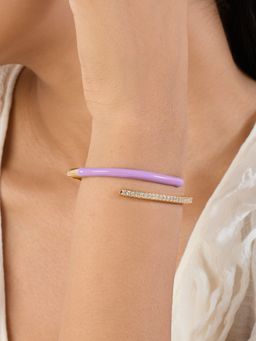 Isharya - White Golden Folklore Cuff