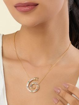 Isharya - Multi-Color Khargosh Pendant Necklace