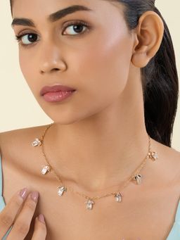 Isharya - White Mor Station Necklace