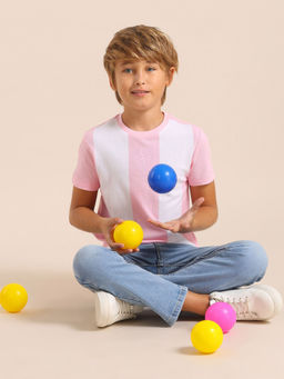 U.S. POLO ASSN. - Kids Boys Colorblocked Regular Fit T-Shirt