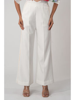 Orthodox - White High-Waisted Trousers