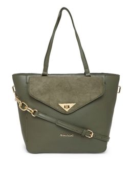 Marina Galanti - Olive Color Soft PU Material Medium Size Shopping Bag - MB0381SG3029