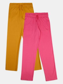Puma - Girls Pink Joggers (pack Of 2)