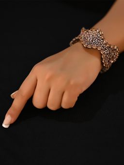 AG'S - Niyati Coper Rhodium Plated Victorian Bracelet