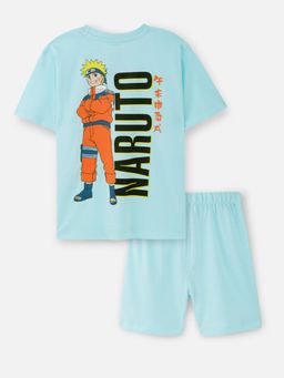 Napchief - Unisex Naruto Classic Blue Co-Ord Set