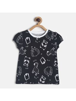 MINI KLUB - Kids Girls Black Knit Top