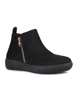 Inc.5 - Womens Black Casual Solid Casual Boots