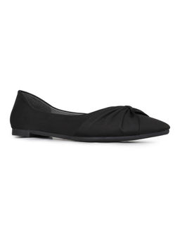 Inc.5 - Womens Black Casual Solid Pointed Toe Ballerinas