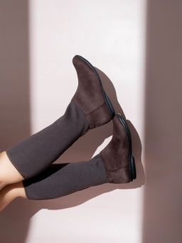 Inc.5 - Womens Brown Round Toe Casual Boots
