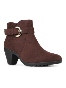 Inc.5 - Womens Brown Party Round Toe Casual Boots