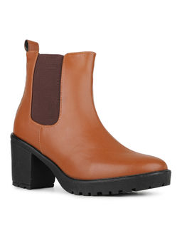 Inc.5 - Womens Brown Round Toe Casual Boots