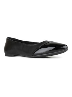 Inc.5 - Womens Black Party Solid Round Toe Ballerinas