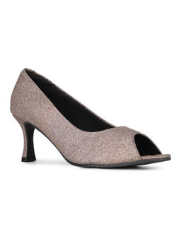 Inc.5 - Womens Bronze Party Solid Round Toe Stiletto Heels