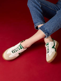 Inc.5 - Womens White Casual Round Toe Lace-Up Sneakers