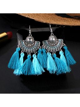 Yellow Chimes - Vintage Tassel Dangle Earring