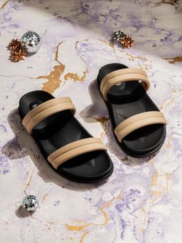 Inc.5 - Womens Brown Casual Solid Round Toe Slip-On Sandals