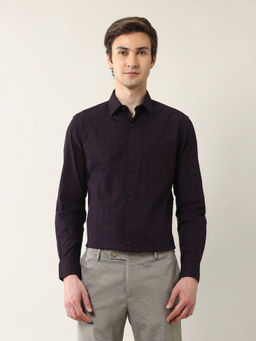 Arrow - Men Textured Liberty Classic Fit Ceremonial Shirt