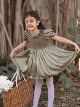 THE PONY & PEONY CO. - Olive You Dress - Olive Green (Set of 2)