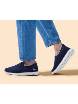 Neeman's - Dress Slip On Sneakers - Navy Blue