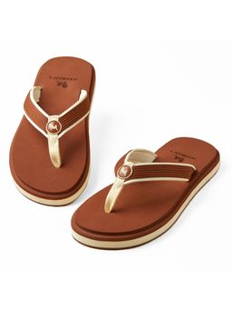 Neeman's - Eco Fluffy Flipflops - Brown
