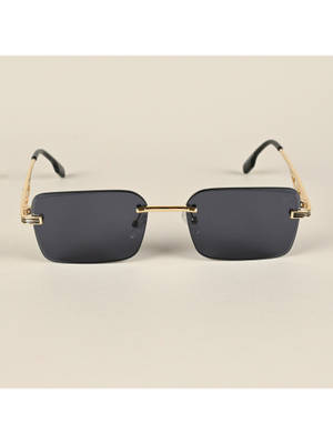 Buy Voyage UV Protected Black Rectangle Sunglasses - 2A755MG4217 - Image 1
