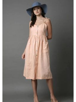 B Label - Orange Swirl Strapy Dress