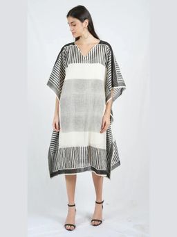 Banana Labs - Piano Check Long Kaftan With Slip