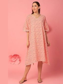 Banana Labs - Grid-Grid Clove Long Kaftan