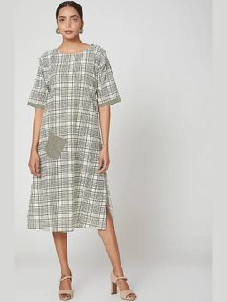 Banana Labs - Bar-Bar Hand Block Printed Midi Dress