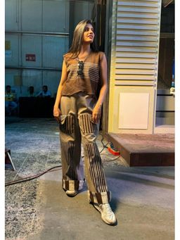 Banana Labs - Crater Mesh Brown Co-Ord Set