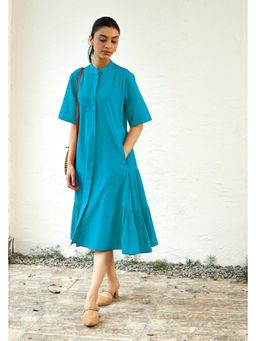 CANOOPI - Antara Blue Midi A Line Dress