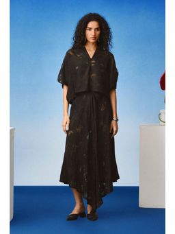 EchoStudio - Echo Black Riva Top with Skirt