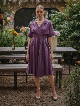 House of Fett - Roxo Collar Cotton Dress
