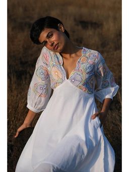 Okhai - Maria' Hand Embroidered Dress