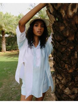 TRISARA - Cielo Blue Co-Ord Set with Shorts