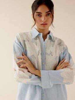 TRISARA - Blossom Linen Co-Ord Set with Pant