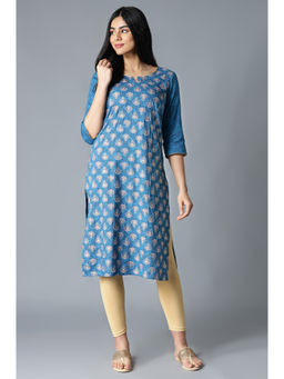 Aurelia - Blue Festive Ethnic Kurta