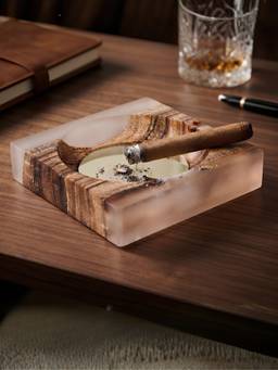 The Home Co - Wooden Epoxy Ashtray
