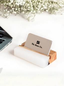 The Home Co - Wooden Epoxy Card Holder