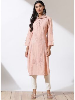 Lakshita - Pink Embroidered Kurta